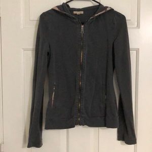 Burberry Charcoal Grey Hooded Jacket